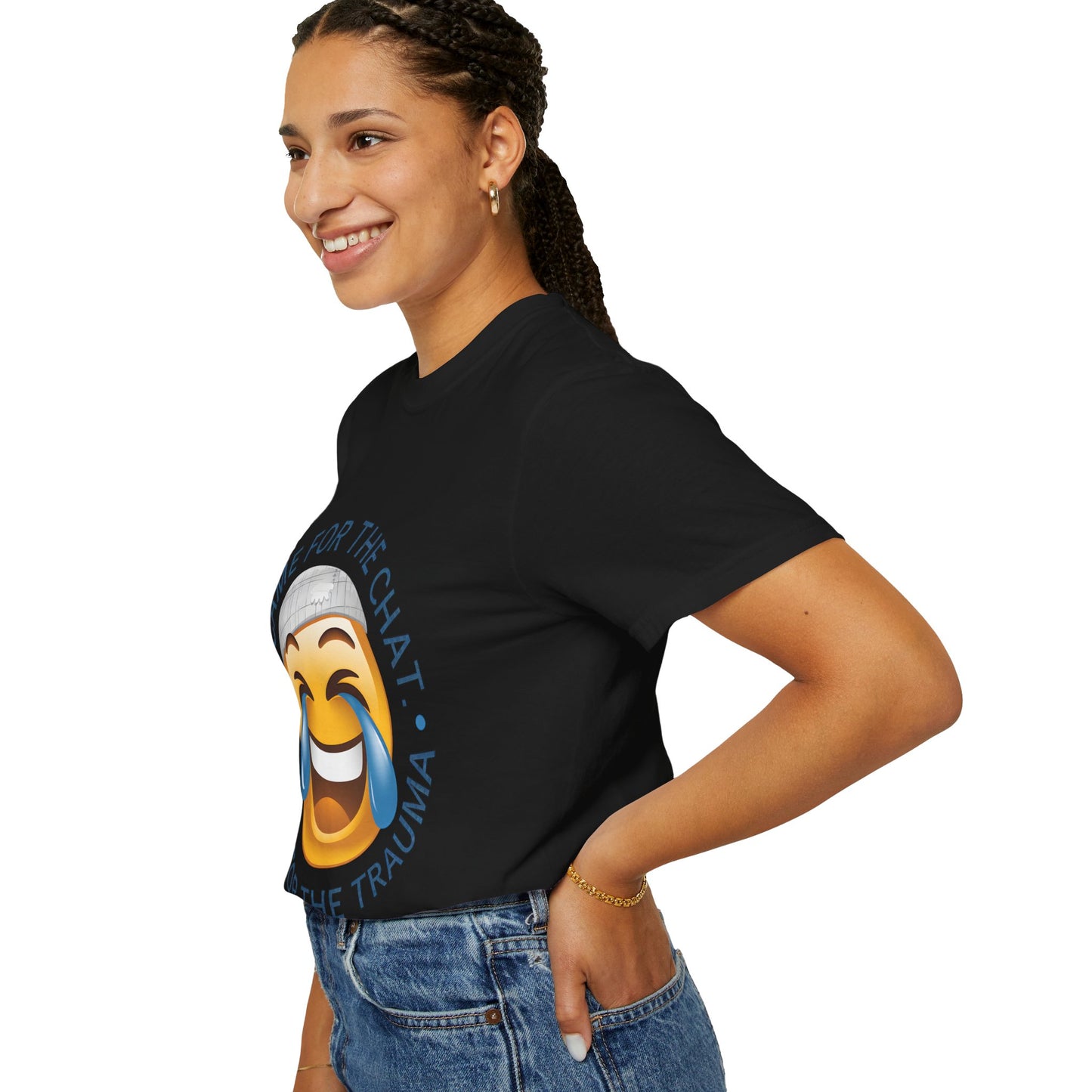 "Trauma Bonding Tee" – When the Chat Adopts Your Trust Issues. Viral Streamer Shirt for Oversharers & Professional Chaos Enthusiasts