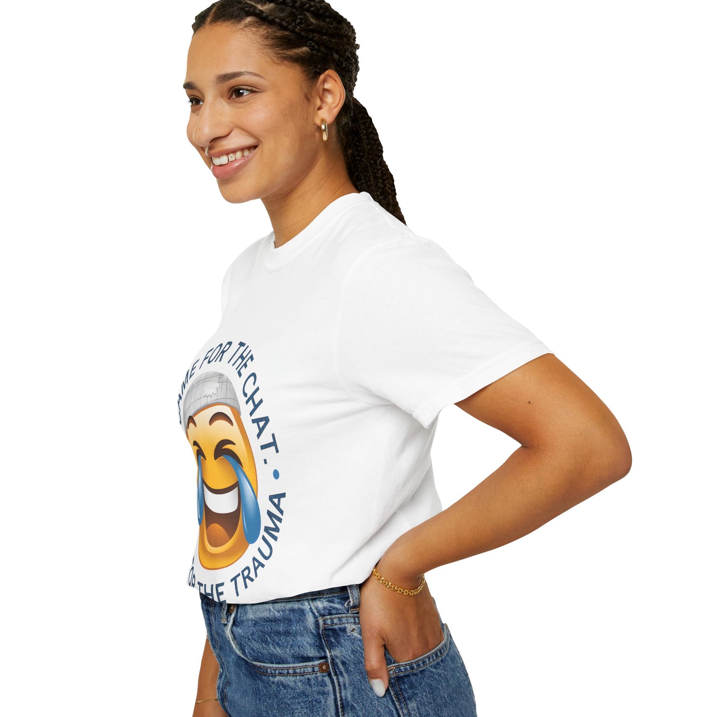 "Trauma Bonding Tee" – When the Chat Adopts Your Trust Issues. Viral Streamer Shirt for Oversharers & Professional Chaos Enthusiasts